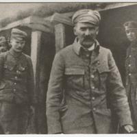 Józef Piłsudski w okopach 1 pułku piechoty Legionów Polskich (1915 r.)