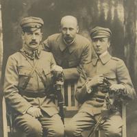 Jędrzej Moraczewski, Władysław Kiernik, Tadeusz Malinowski, 1915 r.