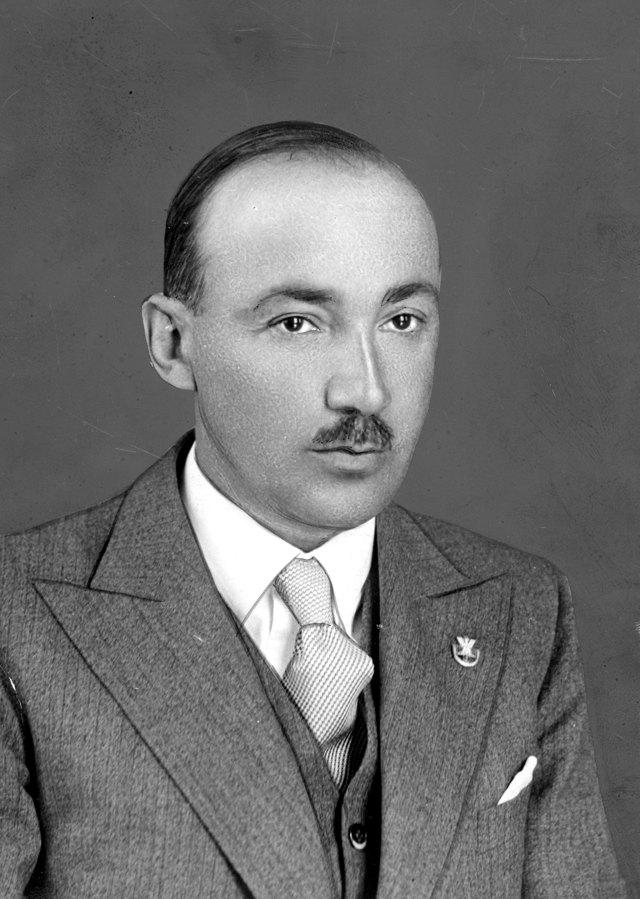 Wacław Jędrzejewicz, minister wyznań religijnych i oświecenia publicznego, 1934 r.